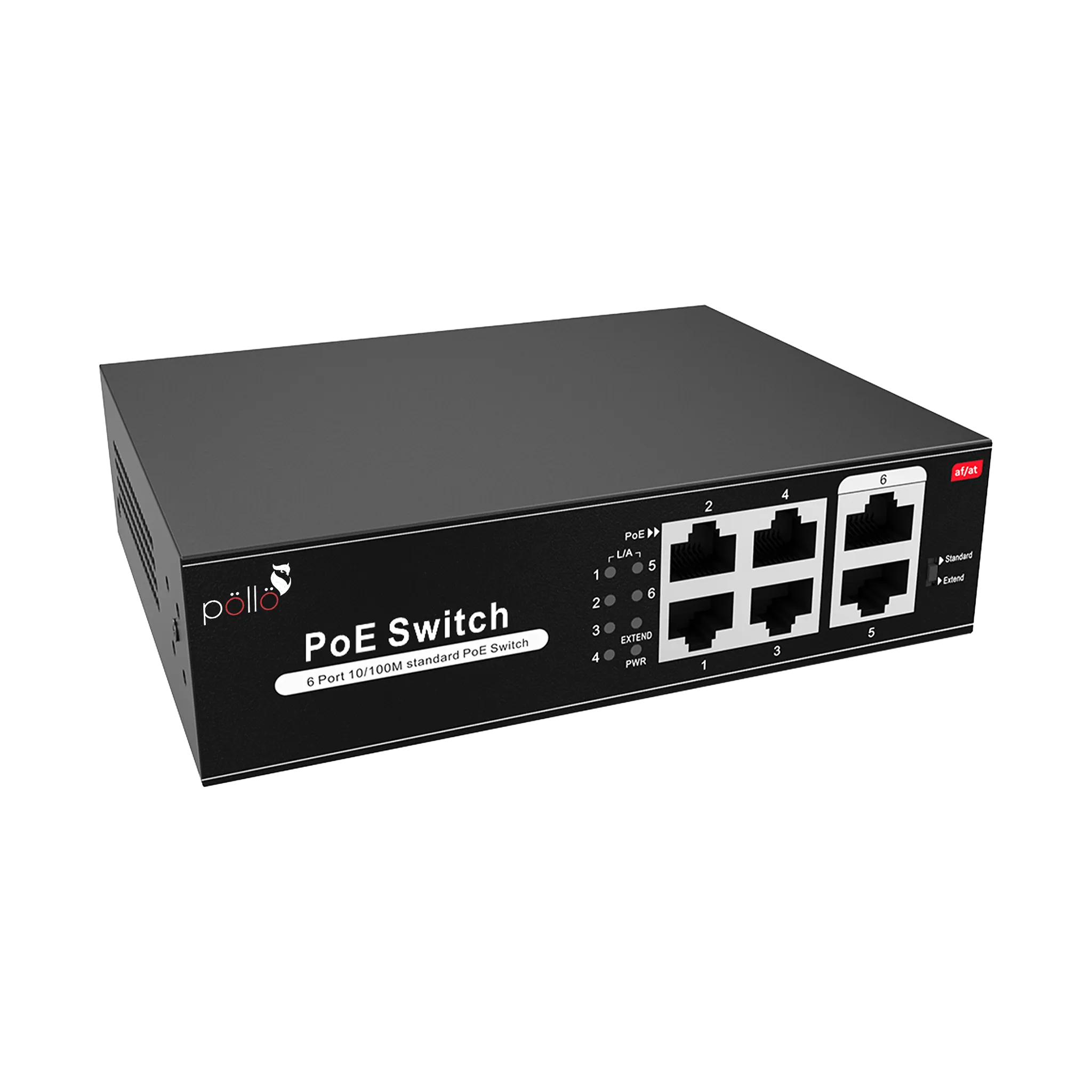 6-Port Megabit PoE Network Switch
