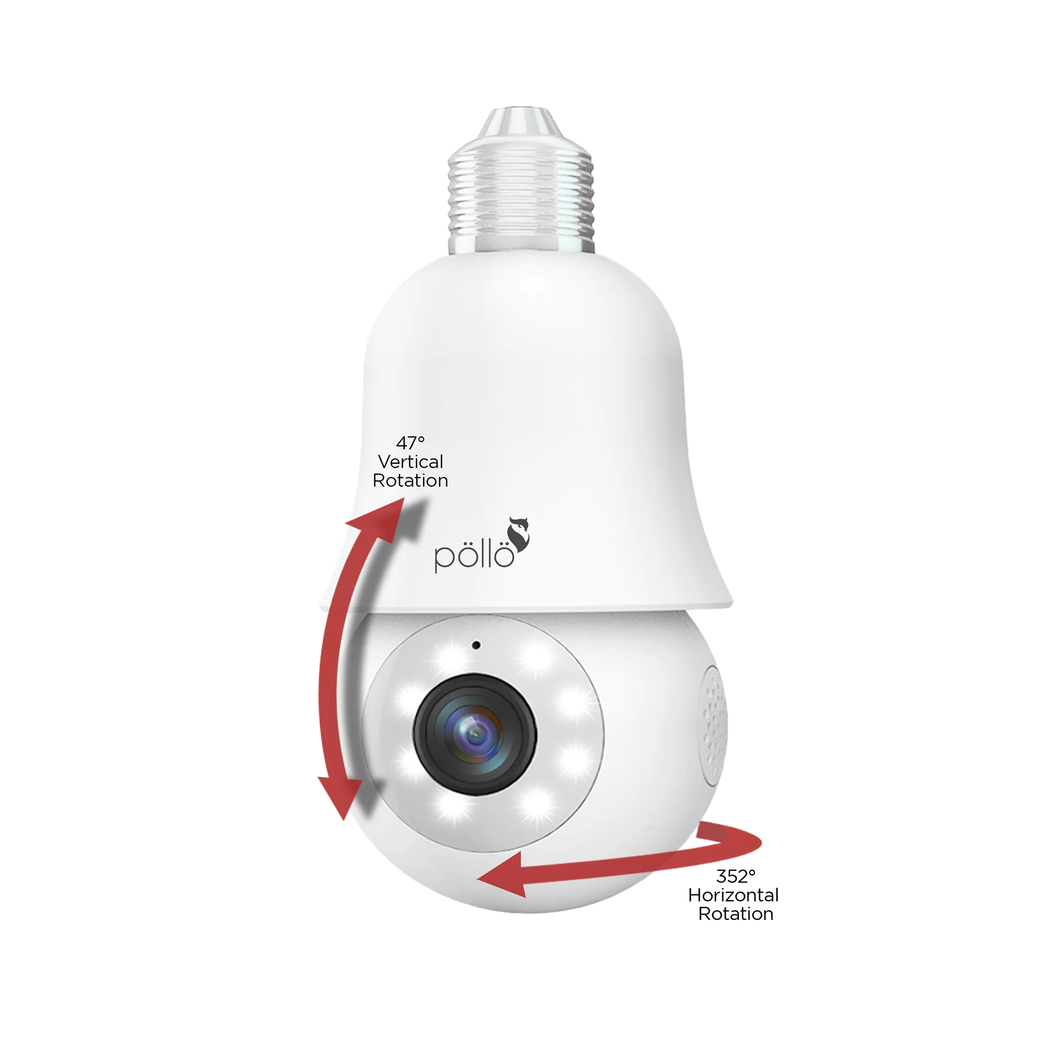 Guardian Bulb - 3MP Smart Wi-Fi Bulb PT Camera