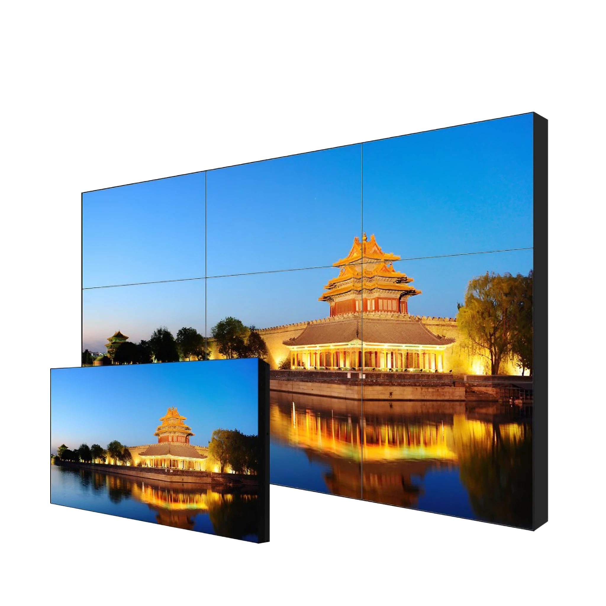 55-inch FHD LED-DID Splicing Video Wall 0.88mm Bezel